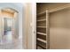 Spacious closet with built-in shelving for optimal organization at 5648 Alitak Bay St, North Las Vegas, NV 89081