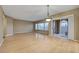 Hardwood floors and neutral paint tones throughout the open living room at 820 Canterra St # 1054, Las Vegas, NV 89138