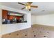 Open-concept kitchen flows into the living area, perfect for entertaining at 8217 Maplestar Rd, Las Vegas, NV 89128