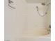 Close-up of the bathroom tub and shower at 8728 Honey Vine Ave, Las Vegas, NV 89143