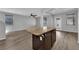 Kitchen island with beautiful granite countertop at 108 Fiery Hill Ave, Henderson, NV 89011
