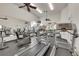 Fitness center featuring treadmills, cycling bikes, and weightlifting equipment with TV views at 108 Lemon Glaze St # 202, Las Vegas, NV 89145