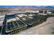Aerial view of the Downtown Summerlin shopping center and surrounding cityscape at 11099 Moonlight Fire Ct, Las Vegas, NV 89135