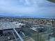 Beautiful city skyline view from the balcony, showcasing the vibrant cityscape and distant mountains at 4381 W Flamingo Rd # 903, Las Vegas, NV 89103