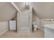 Bathroom with shower features tile surround, glass door, and tile floors at 4587 Yellow Pine Ave, Mount Charleston, NV 89124