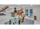 Open living area with stone accents and a seating area at 4587 Yellow Pine Ave, Mount Charleston, NV 89124