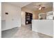 Open entryway with decorative tile flooring that leads to a living area at 5928 Radiance Park St, North Las Vegas, NV 89081