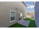 Backyard with faux grass and a paved patio at 9099 Nostrand Ave, Las Vegas, NV 89148