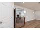 Modern kitchen with a stainless steel refrigerator and plenty of storage space at 9099 Nostrand Ave, Las Vegas, NV 89148