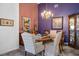 Dining room with chandelier at 283 New River Cir, Henderson, NV 89052