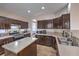 The kitchen is equipped with stainless steel appliances and a center island at 3401 Bedfordshire Pl, Las Vegas, NV 89129