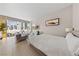 Bright bedroom with city views, comfortable seating, and minimalist decor creating a relaxing atmosphere at 3726 Las Vegas Blvd # 303, Las Vegas, NV 89158