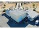 Aerial perspective of the winery's layout, showcasing the structure and parking at 3780 E Kellogg Rd, Pahrump, NV 89061
