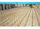 Expansive vineyard featuring rows of dormant vines ready for cultivation with distant view of estate home and surrounding landscape at 3780 E Kellogg Rd, Pahrump, NV 89061