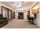 Comfortable living room adjacent to the kitchen at 425 Golden State St, Henderson, NV 89012