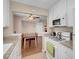 Open kitchen overlooking the dining area at 4861 S Torrey Pines Dr # 201, Las Vegas, NV 89103