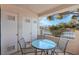 Outdoor patio with seating provides an inviting place to relax and enjoy fresh air at 4861 S Torrey Pines Dr # 201, Las Vegas, NV 89103