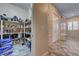 This pantry has shelving and tiled floors, plus convenient hall access at 7331 Abundant Harvest Ave, Las Vegas, NV 89131