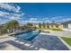 This pool has desert landscaping, a grass area, and mountain views at 9475 W Rosada Way, Las Vegas, NV 89149