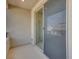 This patio with a sliding glass door offers a relaxing outdoor living space at 11940 Vector Ray Ave, Las Vegas, NV 89138