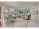 Spacious living area with dining area, recessed lighting, and modern decor at 1433 Erskine Ave, Las Vegas, NV 89123