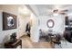 Open-concept dining area that flows nicely into other living spaces at 2606 S Durango Dr # 152, Las Vegas, NV 89117