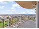 High rise balcony providing breathtaking city views, overlooking lush greenery and neighborhood landscapes at 3111 Bel Air Dr # 20D, Las Vegas, NV 89109