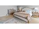 Serene main bedroom with soft lighting, comfortable furnishings and a stylish area rug at 3111 Bel Air Dr # 20D, Las Vegas, NV 89109