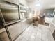 Contemporary kitchen featuring stainless steel appliances and sleek cabinetry in an open floor plan at 4381 W Flamingo Rd # 2109, Las Vegas, NV 89103