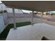Covered patio overlooking the backyard, offering a relaxing outdoor living space at 6165 Highland Gardens Dr, North Las Vegas, NV 89031