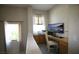 Bright, functional home office space with natural light and built-in desk, ideal for remote work or study at 6437 Boatbill St, North Las Vegas, NV 89084