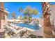 Relaxing backyard oasis with a sparkling pool and inviting lounge area at 9378 Chateau St Jean Dr, Las Vegas, NV 89123