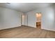 Unfurnished main bedroom with ensuite bathroom and walk-in closet at 97 Sarabeth St, Las Vegas, NV 89138