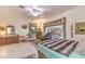 Bright bedroom with large windows and a seating area at 1809 Prichard Ave, Henderson, NV 89052