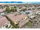 Elevated view of homes showcasing yards and neighborhood layout at 2388 Orangeburg Pl, Henderson, NV 89044