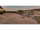 Desert backyard with a view of the surrounding hills at 2388 Orangeburg Pl, Henderson, NV 89044