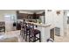 A well-equipped kitchen with granite countertops, stainless steel appliances, and counter seating at 4459 Lavender, Pahrump, NV 89061