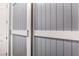 Stylish gray sliding closet doors with white trim, offering ample storage space at 71 Fountainhead Cir, Henderson, NV 89052