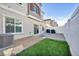 Spacious backyard featuring rock and turf landscaping, and outdoor living space at 7348 N Decatur Blvd # 5, Las Vegas, NV 89131