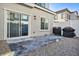 Outdoor patio with pavers and rock landscaping, adjacent to the home's exterior at 7348 N Decatur Blvd # 5, Las Vegas, NV 89131