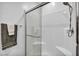 Bathroom shower with tile and a shower head at 7348 N Decatur Blvd # 5, Las Vegas, NV 89131