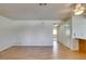 Spacious living room with hardwood floors and access to other rooms at 1412 Oak Rock Dr # 202, Las Vegas, NV 89128