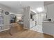 Open concept kitchen featuring stainless steel appliances and wood floors at 2300 E Silverado Ranch Blvd # 1059, Las Vegas, NV 89183
