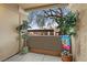 Inviting patio with potted plants and view of the community at 2300 E Silverado Ranch Blvd # 1059, Las Vegas, NV 89183
