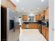 Bright kitchen featuring stainless steel appliances and ample cabinet space at 4012 Shetland Pony St, Las Vegas, NV 89122