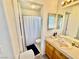 Bathroom with a vanity, toilet, and tiled floors at 8461 Faucet Ave, Las Vegas, NV 89147