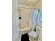 Bathroom with a vanity, toilet, and shower-tub combo at 8461 Faucet Ave, Las Vegas, NV 89147