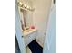 This bathroom features a marble countertop and white cabinets at 8461 Faucet Ave, Las Vegas, NV 89147