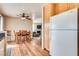 View from kitchen to adjacent dining area at 8566 Manalang Rd, Las Vegas, NV 89123