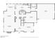 Detailed floor plan of the main level highlighting the kitchen, living spaces, and garage at 9044 Opus Dr, Las Vegas, NV 89117